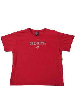 Ohio State Buckeyes Youth Red T Shirt by Nike - Large